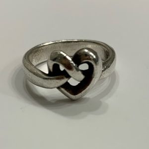 James Avery heart knot ring